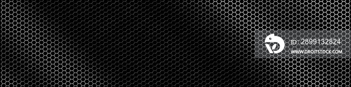 Hexagonal metal grid texture - background