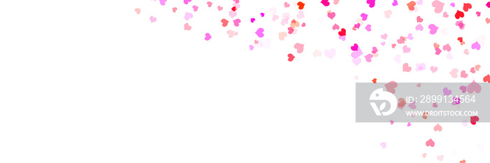 Heart shape colored Valentine background