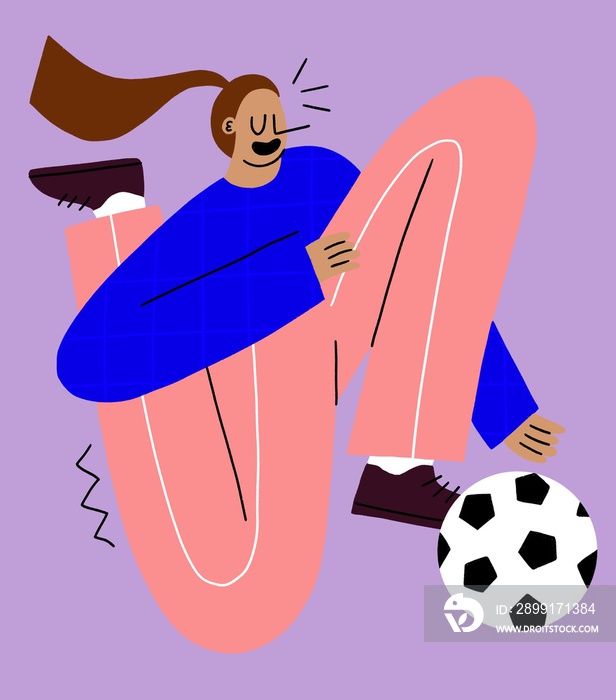 Woman footballer