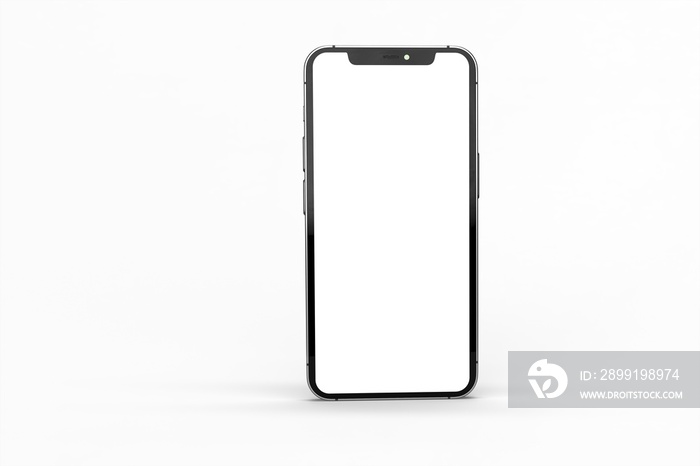 phone 3d illustration mockup smartphone isolated