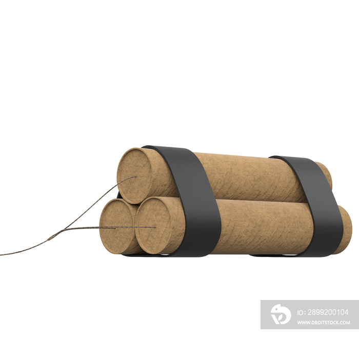 3d rendering illustration of a stylized dynamite pack