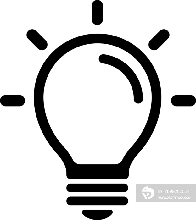 light bulb / idea / inspiration icon (png)