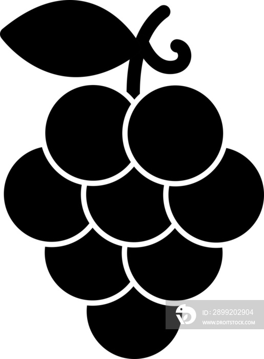 Grape glyph icon.