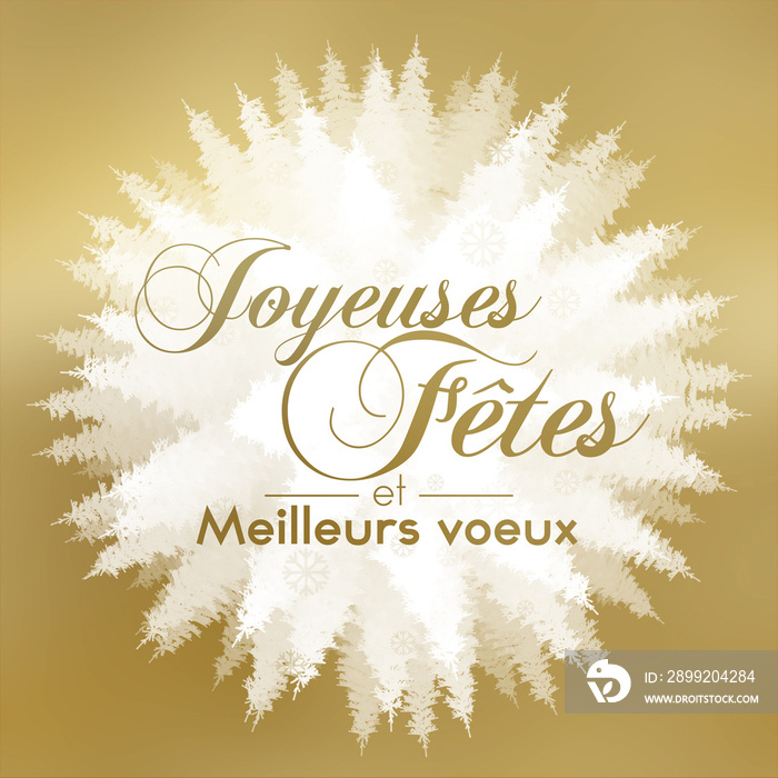 joyeuses fetes gold