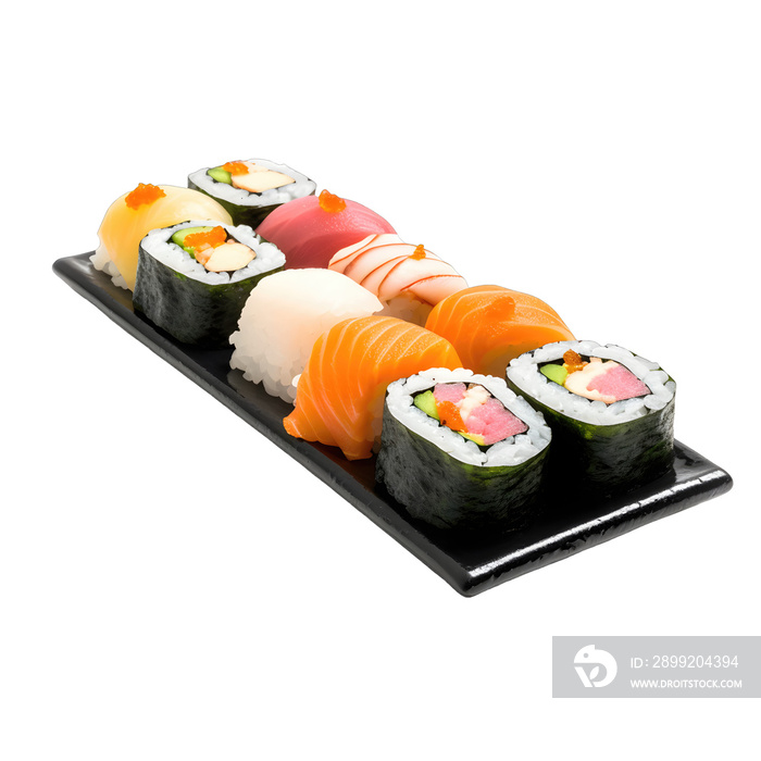 sushi on a plate