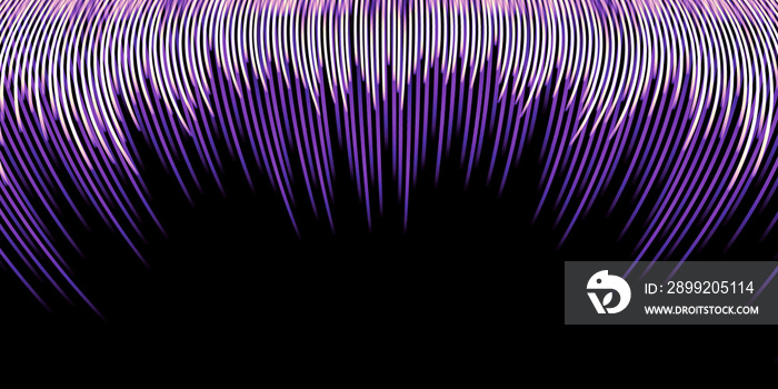 abstract light curve Dynamic flowing waves of lines patternless 3D illustration