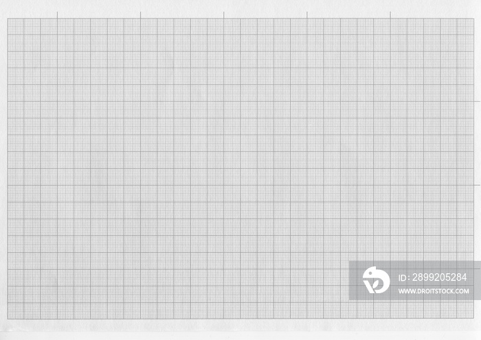 Illustration of a grey graph paper against a white background