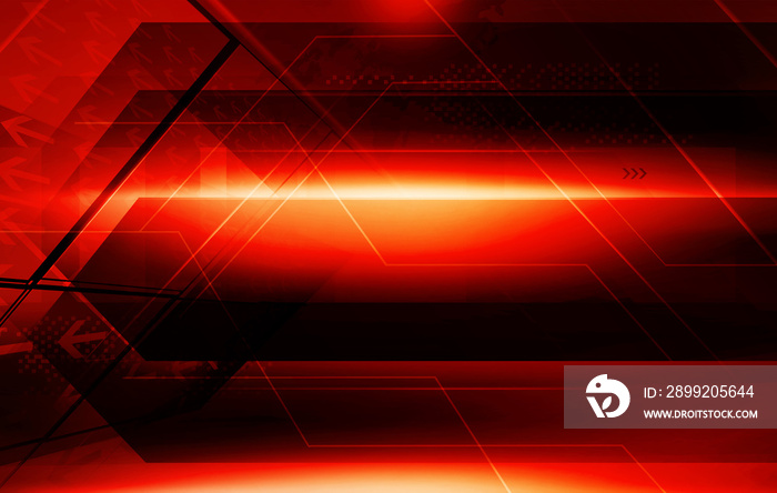 3D rendering of a graphical digital news background with arrows