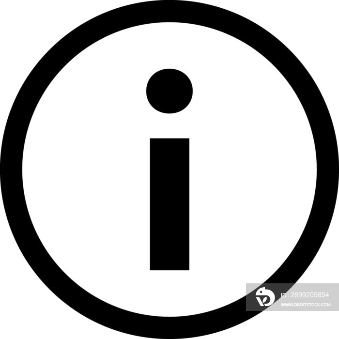 Information line icon