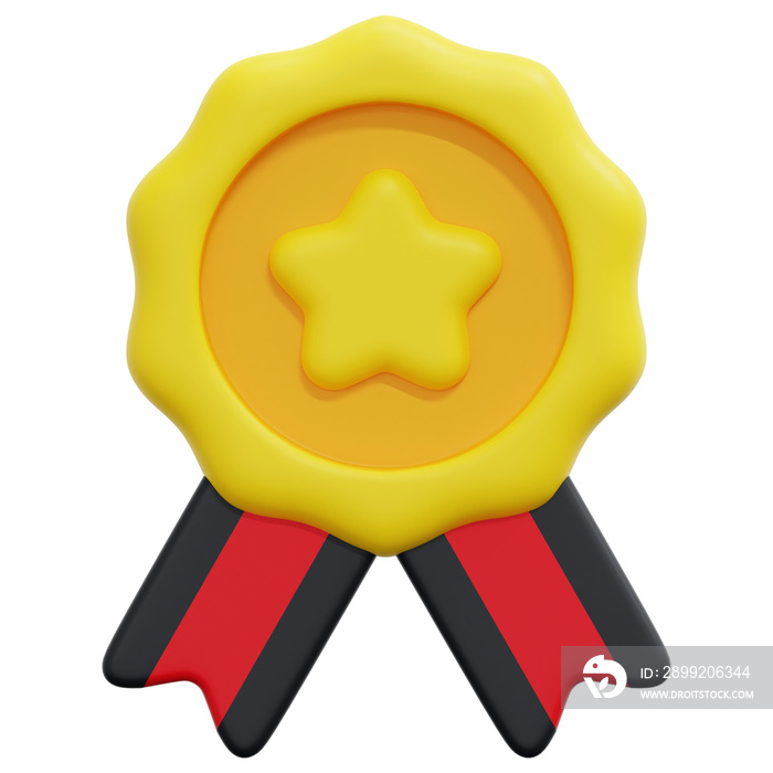 medal 3d render icon