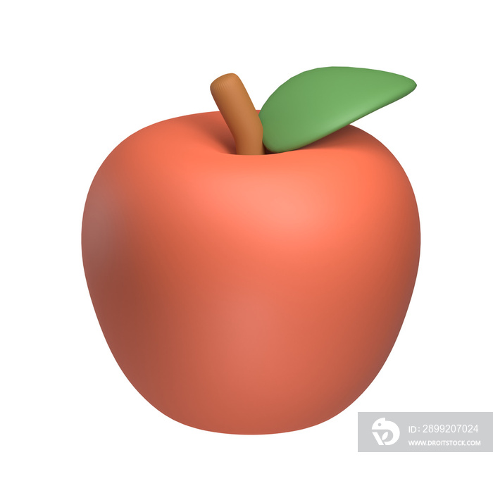 apple 3d icon