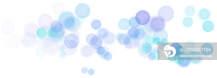 transparent blue bokeh particle effect