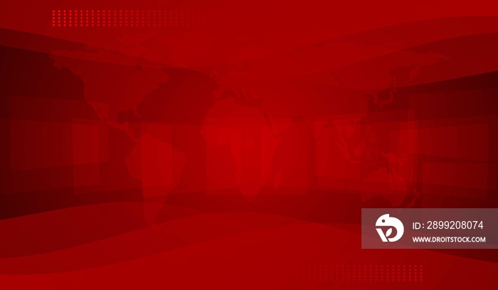 Banner breaking news, important news, headline in the form of flash. Abstract red background with scratch effect and minimal overlapping shapes, sports background concept.