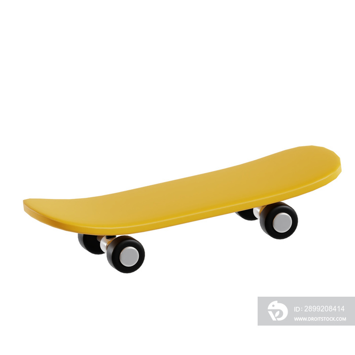 skateboard 3d icon