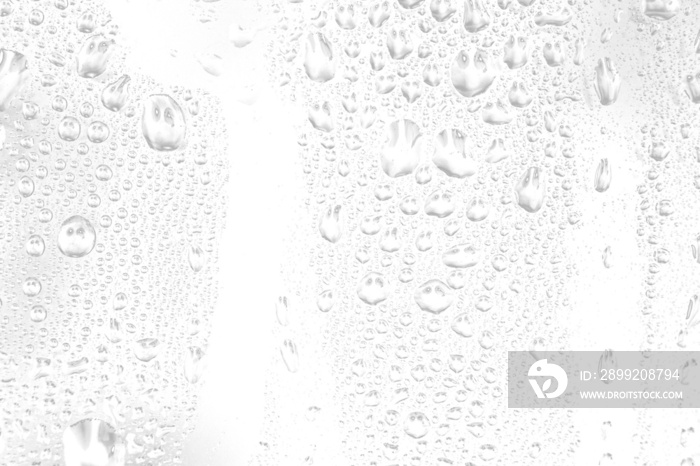 water drops on glass texture