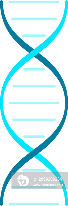 DNA abstract polygonal wireframe molecule helix