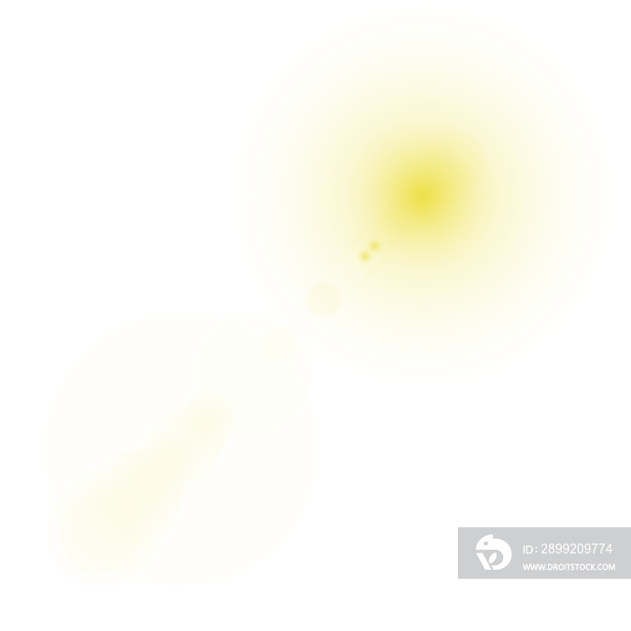 Overlay, flare light transition, effects sunlight, lens flare, light leaks. High-quality stock image of warm sun rays light, overlays or golden flare isolated on transparent background for design