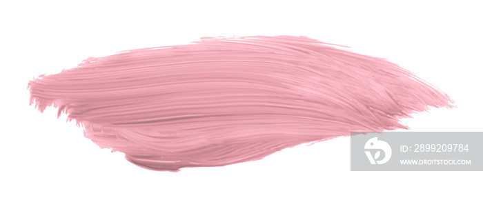 Shiny pink brush isolated on transparent background. pink watercolor png