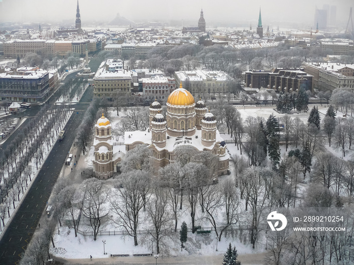 Riga Nativity of Christ Cathedral in Riga, Latvia