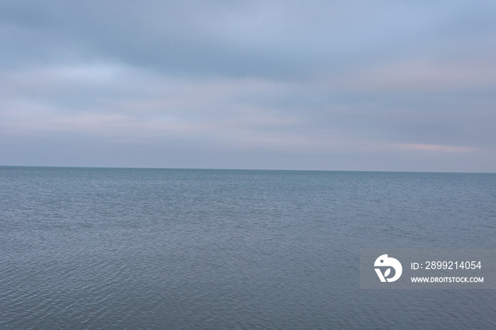 Simple shot of Lake Michigan at sunset