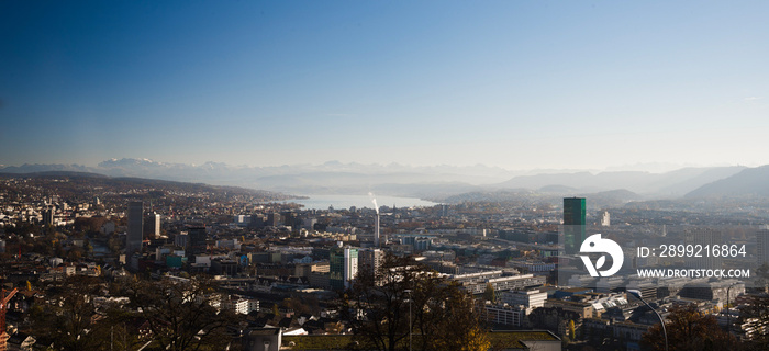 Zurich city view