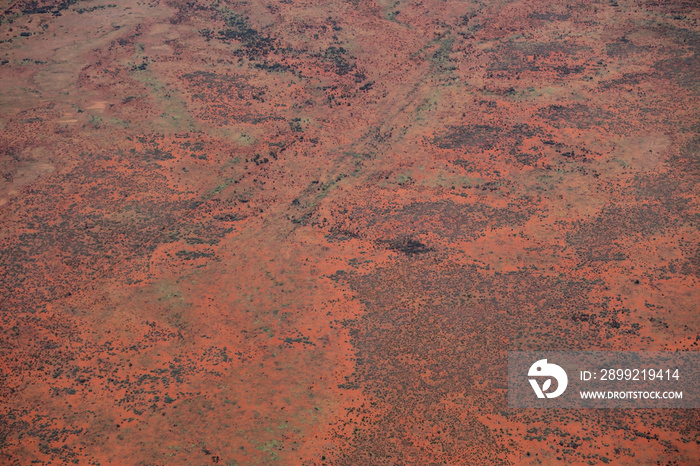 Dessert of Australia, from airplane