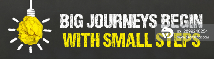 Big journeys begin with small steps