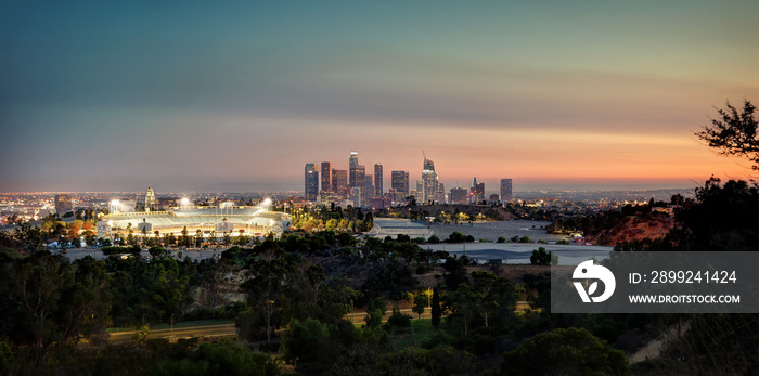 Los Angeles Skyline from Elysian Park