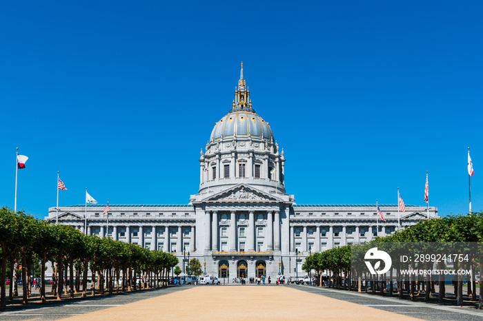 San Francisco City Hall Skyline