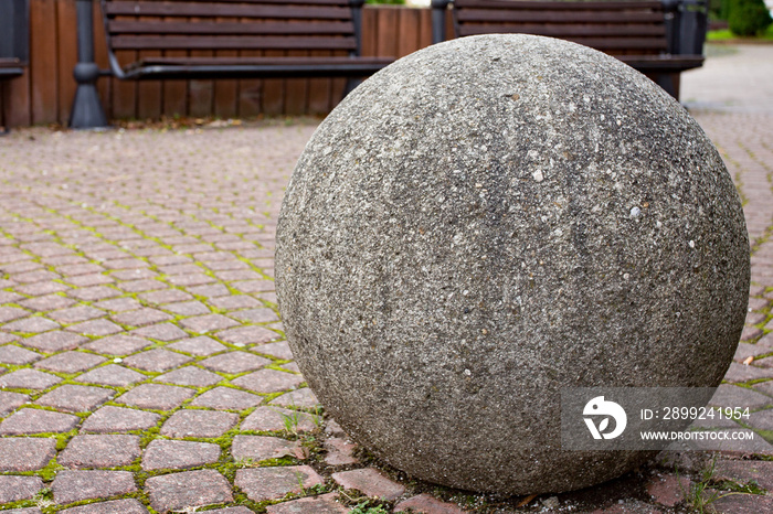 stone in the garden