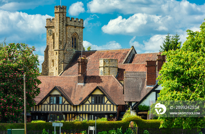 St Mary’s Church in Leigh, near Tonbridge in Kent, England