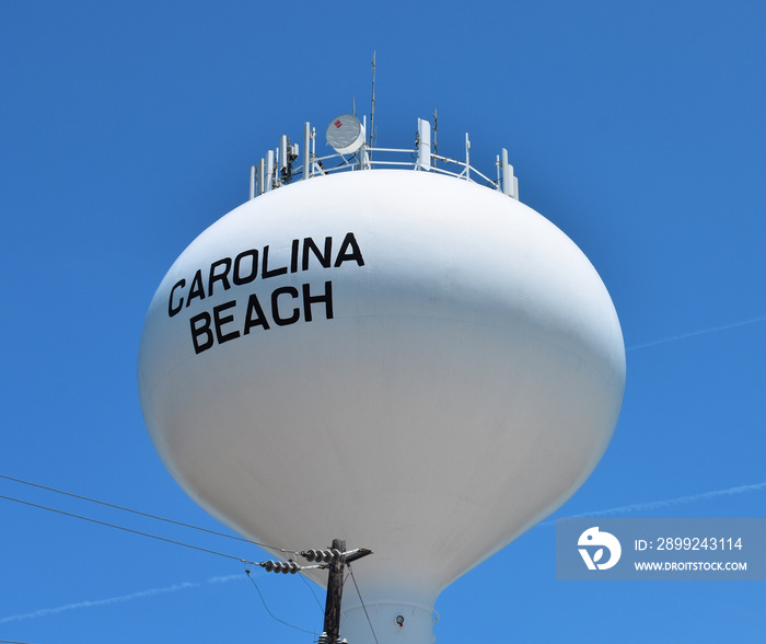 Carolina Beach Water Tower, North Carolina, USA