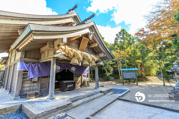 秋の白兎神社　鳥取県鳥取市　Hakuto Shrine in Autumn. Tottori-ken Tottori city