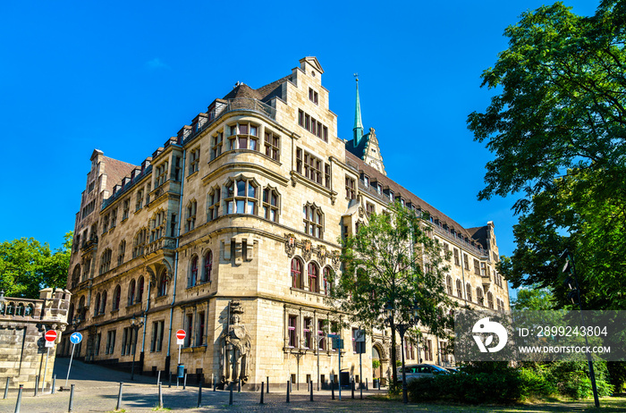 Duisburg City Hall in North Rhine-Westphalia, Germany