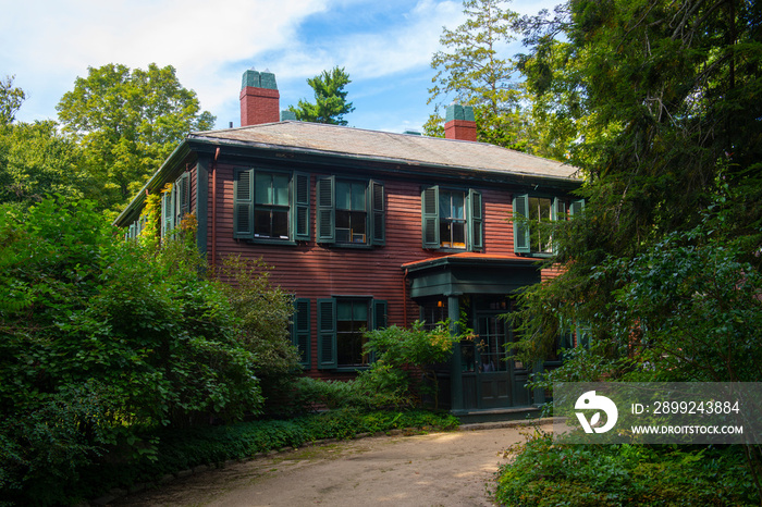 Frederick Law Olmsted National Historic Site NHS at 99 Warren Street in town of Brookline near Boston, Massachusetts, MA, USA.