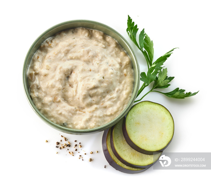 bowl of aubergine dip