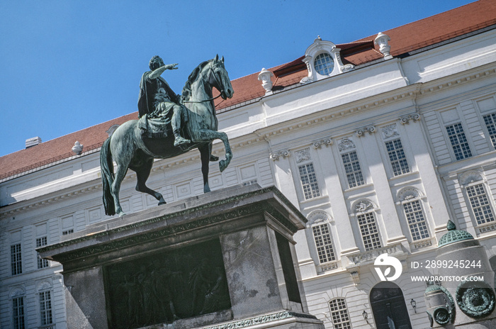 Statue of Julius Caesar. Prague. Czech Republic.