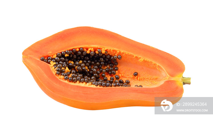 papaya slice on transparent png