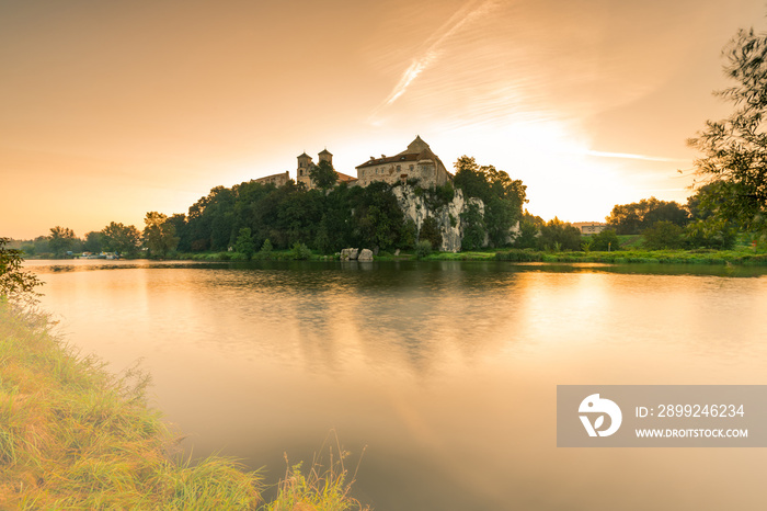 Benedictine abbey, monastery and Saint Peter and Paul church in Tyniec near Krakow, Poland.