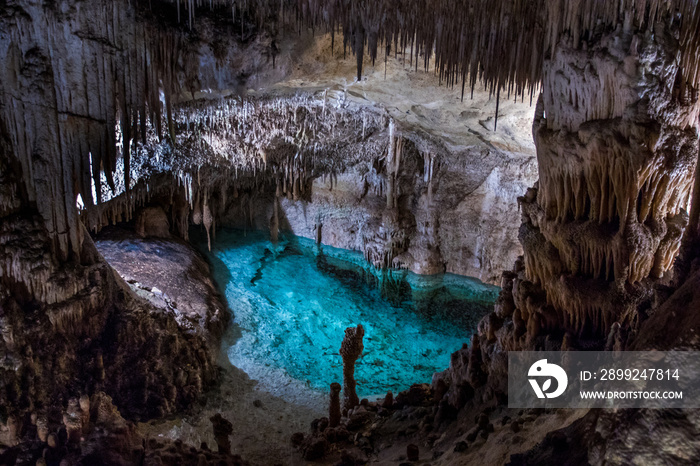 Tropfsteinhöhle Cuevas del drac, Drachenhöhle, Porto Christo, Mallorca,  Spanien