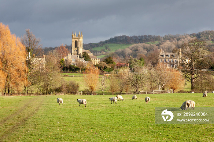 Idyllic Cotswold Countryside around Broadway Village, England, UK.