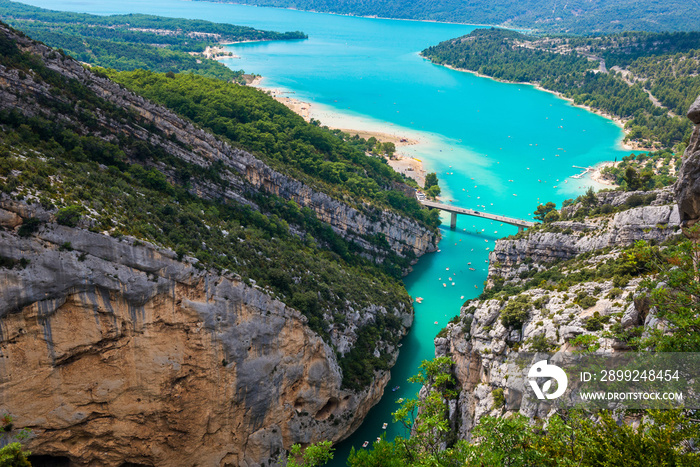 The Lake of Sainte-Croix and Verdon Gorges, France