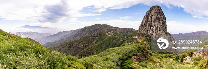 Roque de Agando auf La Gomera