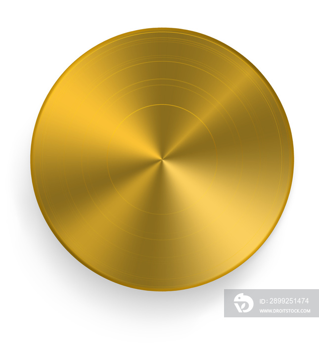 Gold volume knob