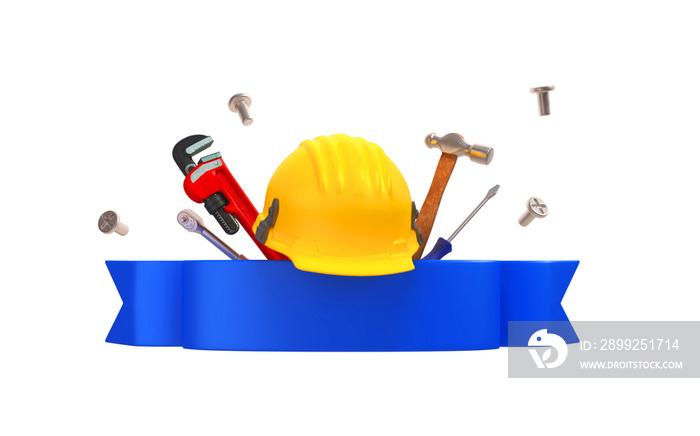 International labour day 3d elements cutout