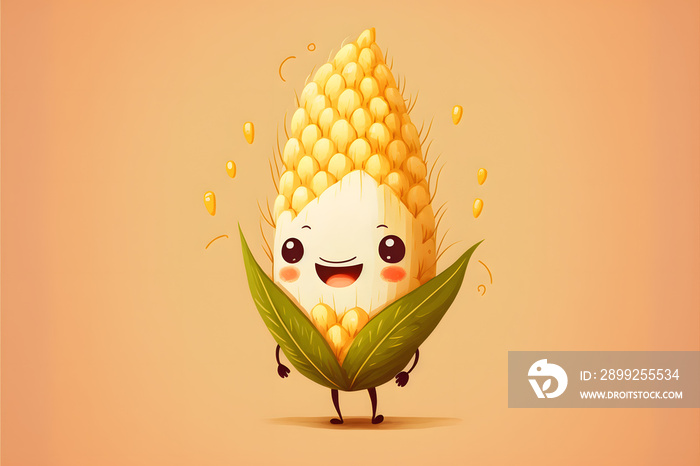 corn 3d illustration