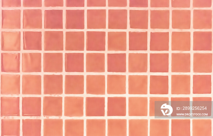 pink Tiles on the wall.