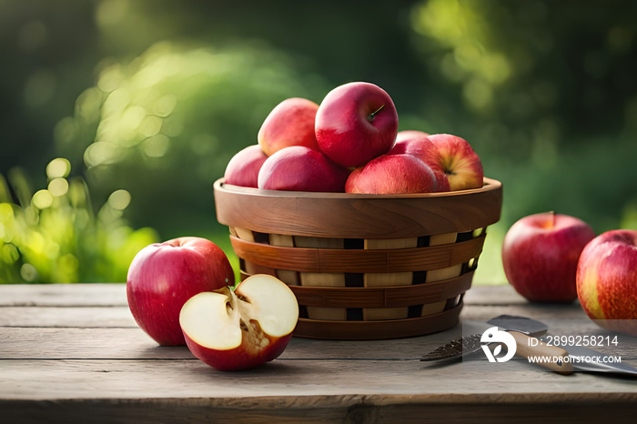 apples in a basket