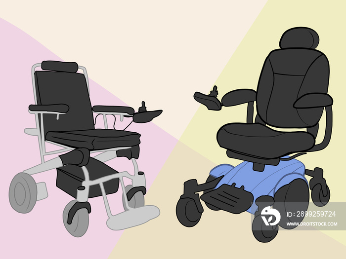 motorized power wheelchair