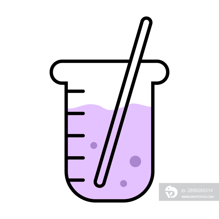 simple icon design. Laboratory stuff illustration in line art design.